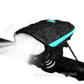Pelbagai fungsi 140db Speaker Horn Speaker Waterproof Ultra Bright Mountain LED UNTUK Lampu Bike Bateri Basikal Boleh Diasingkan Basikal